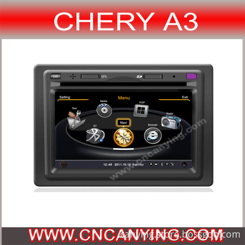 Car DVD Player for Chery A3 with A8 Chipset Dual Core 1080P V-20 Disc WiFi 3G Internet (CY-C079)